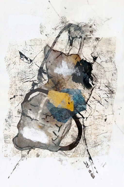 26x38, mixed media auf steinpapier